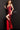 Jovani 000303 Red Beaded High Slit Prom Dress