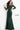 Long sleeve green mother of the bride dress 03936