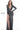 Black multi fitted sequin evening dress 04260