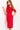 Red knee length Jovani evening cocktail dress 04281