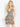 Jovani 04376 Animal Print Embellished V Neck Cocktail Dress