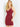 Jovani 05408 Burgundy Glitter V Neck Sheath Short Dress