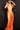 orange sexy dress 06164
