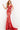 Red V neck Jovani dress 06204