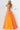 Orange tulle long prom gown 07264