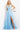 Light blue chiffon prom dress 08682