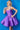 Purple corset short dress 09464