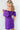 Purple short sleeve cocktail dress 09476