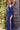 royal blue v neck dress 09891
