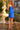 blue short dress 09974