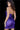 Purple fitted homecoming dress 22705