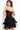 Black floral Jovani short dress 3491