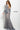 silver nude v back long sleeve prom gown 57048