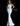 White One Shoulder Long Sleeve Wedding Dress 66821